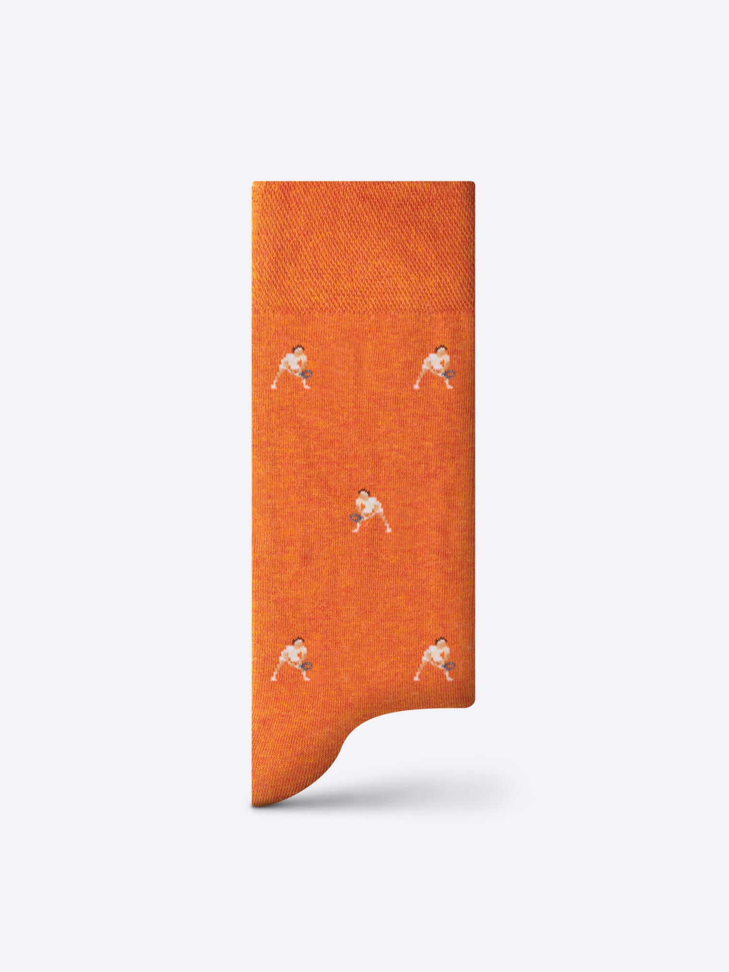 The Ace – Clay | Tennis Socks Orange | The London Sock Exchange