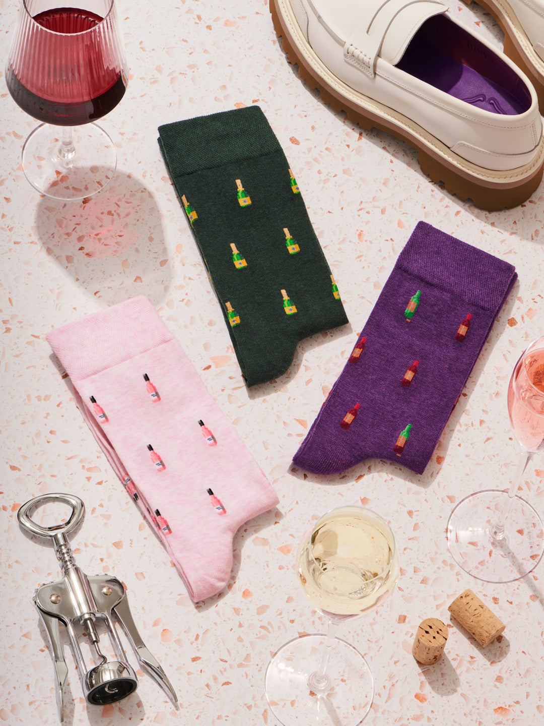 The Bubbles | Champagne Sock