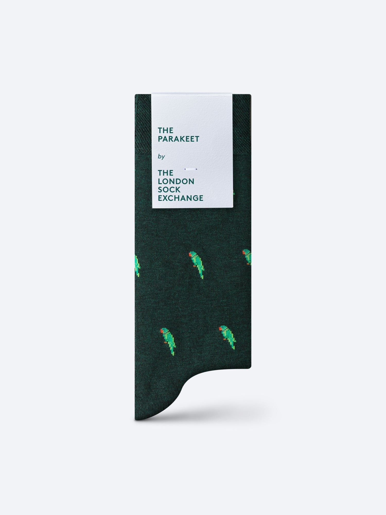 The Parakeet | Green Bird Sock | The London Sock Exchange