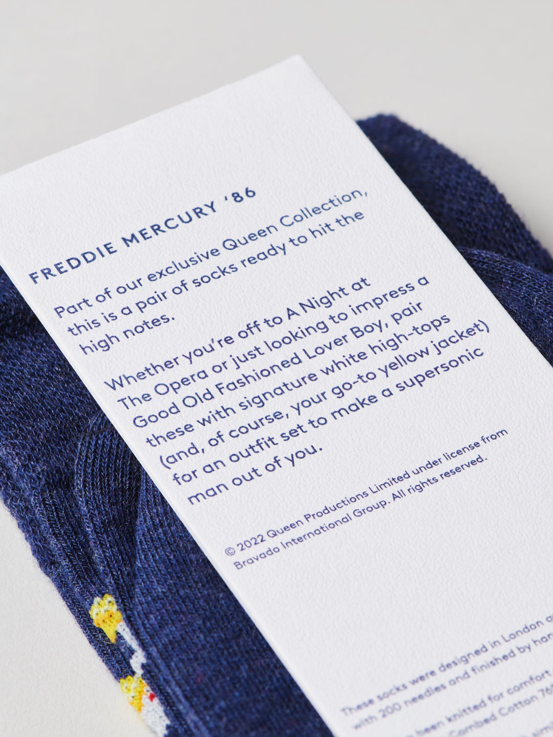 Freddie Mercury 86 | Queen Socks | The London Sock Exchange